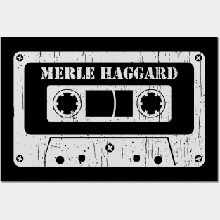 Merle Haggard - Vintage Cassette White Posters and Art